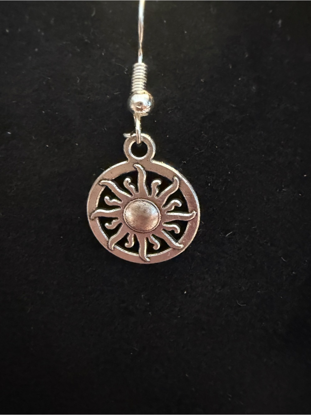 🎇Multi🎇Silver Sunburst Dangle Earrings (3/$15)